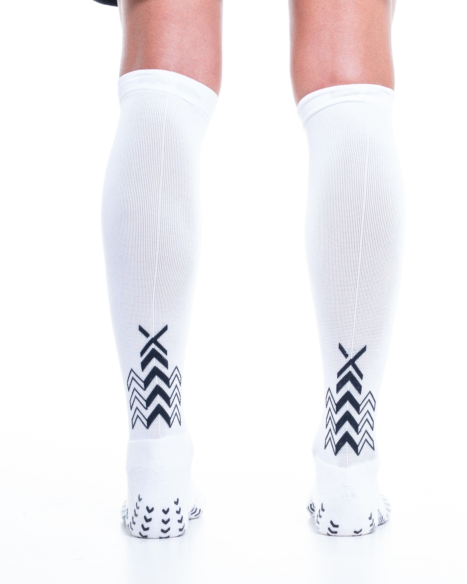 SOXPro Compression bianca indossata - vista posteriore